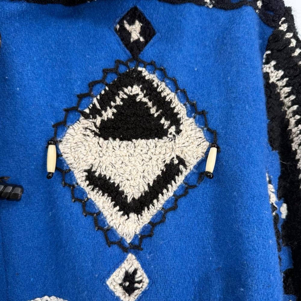 Sandy Starkman Women’s Patchwork Jacket Blue Butt… - image 6